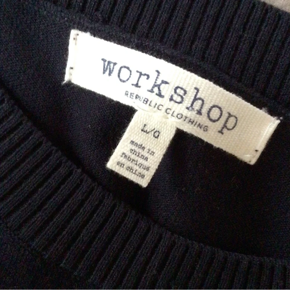 Workshop Navy Sweater, Large - Picture 6 of 6